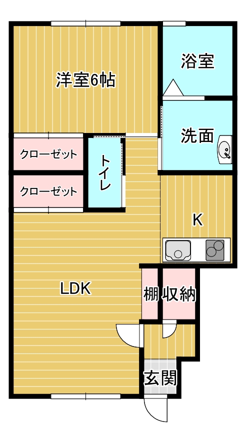 ヴィラフェリシア西城北の間取り