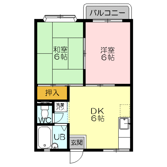 ミドリハイツの間取り