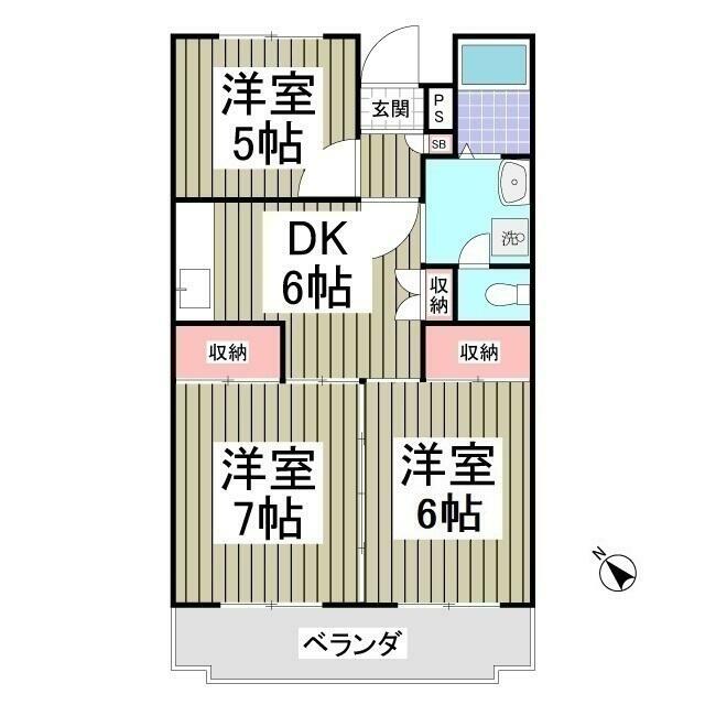 パークタウン鶴ヶ島の間取り