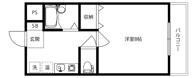 さつきハイムの間取り