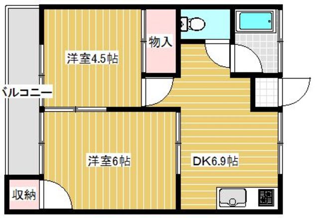 ＴＭコーポの間取り