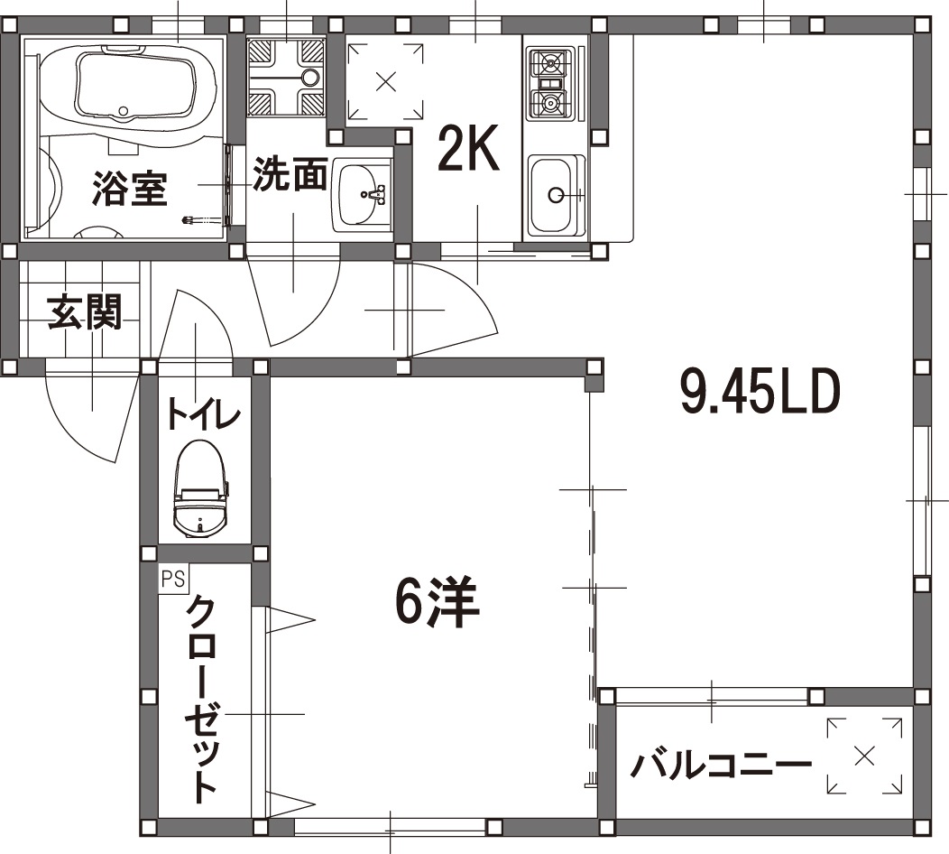 REVEフレールの間取り