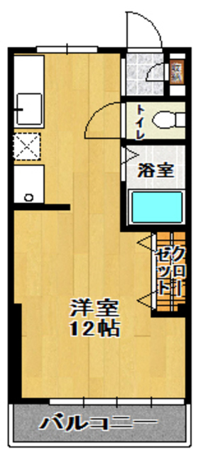 学生第一コーポの間取り