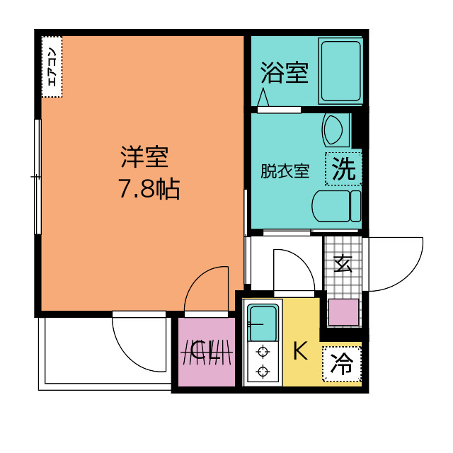 ベイルーム横須賀逸見の間取り