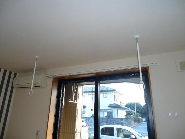 眺望　室内物干し