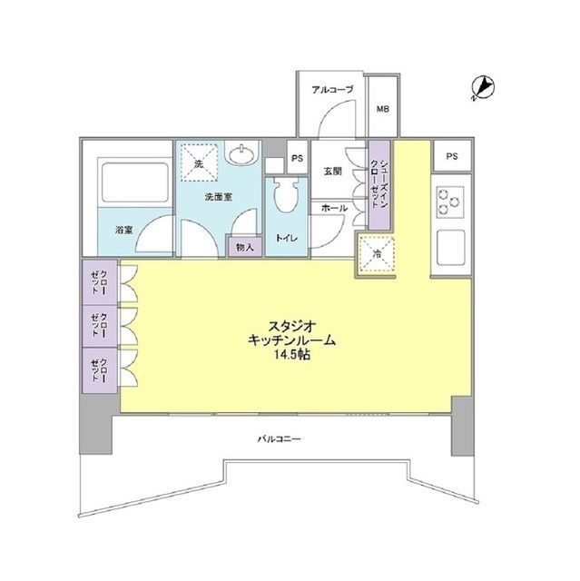 ＬａＳａｎｔｅ五反田の間取り