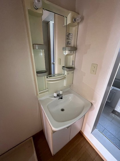 洗面設備　※他号室の写真です