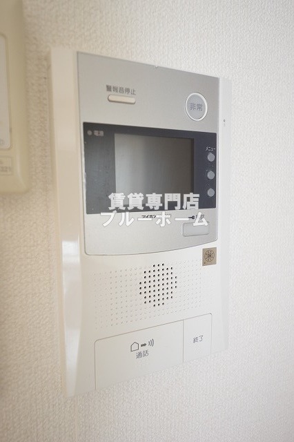 セキュリティ　モニター付きインターホン！