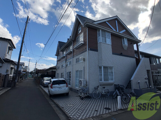 建物外観　仙台市若林区中倉１丁目「ホワイトキャッスル中倉９番館」