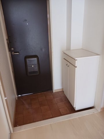 玄関　収納もある玄関です