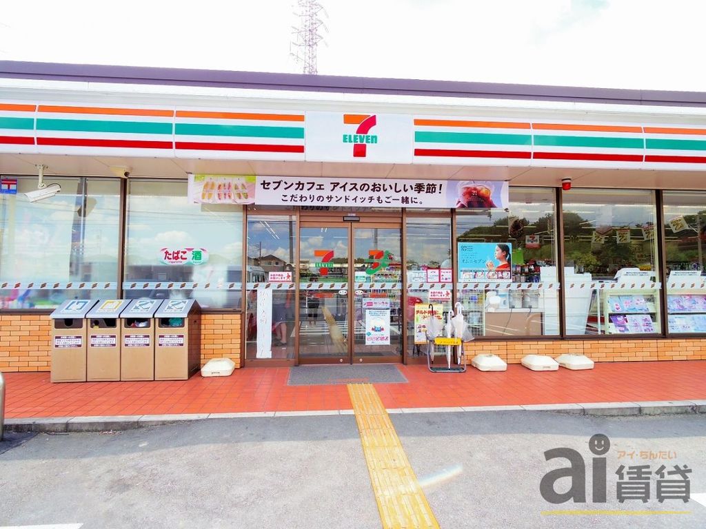 コンビニ　セブンイレブン新河岸駅東口店（コンビニ）まで100m