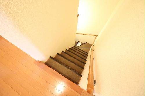 収納　2F部屋のみ各専用階段有※冬場でも雪の心配がありません。