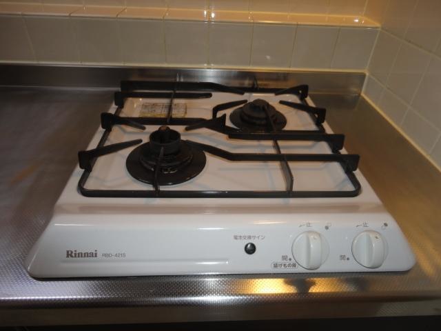 その他設備　2口ガスコンロ