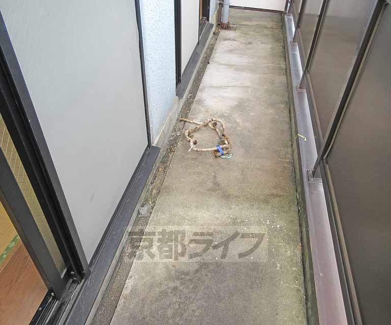 バルコニー　洗濯物たくさん干せます