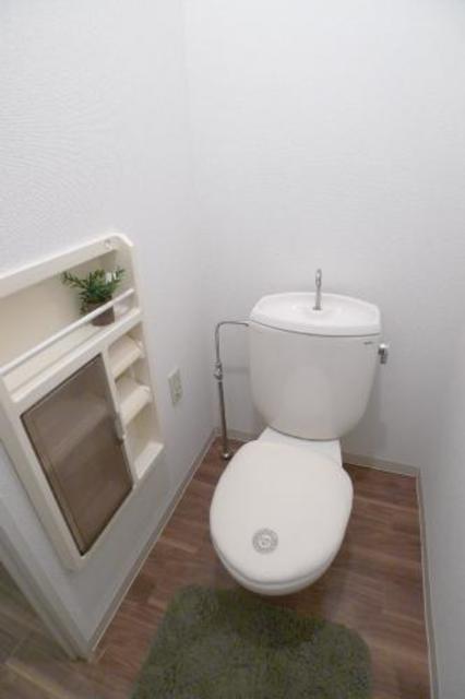 トイレ　同物件別部屋の写真です