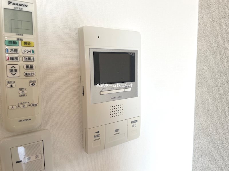 セキュリティ　モニターホンで安心♪