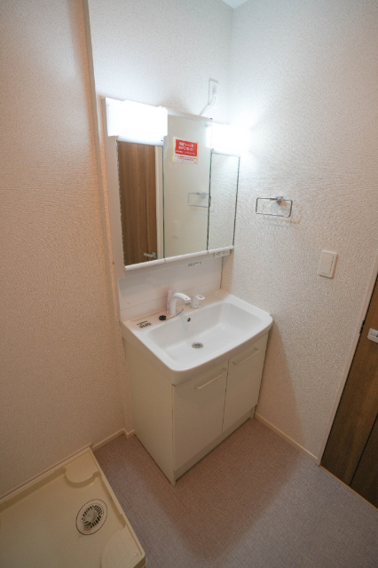 洗面設備　同じ間取りのお部屋
