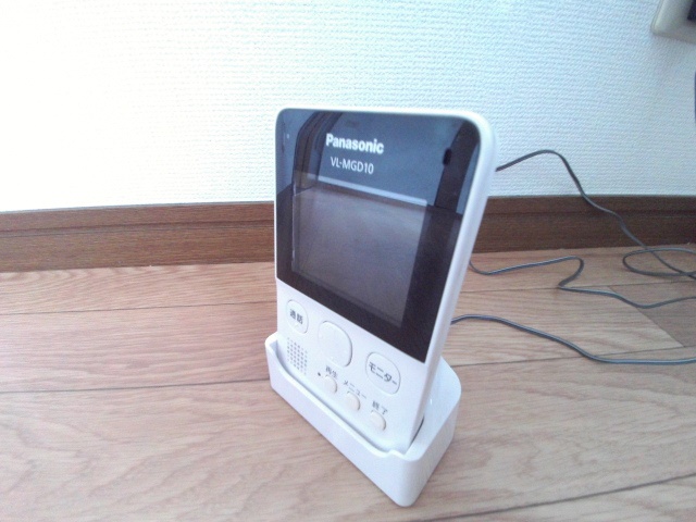 セキュリティ　防犯面も安心のTVモニターホンを設置