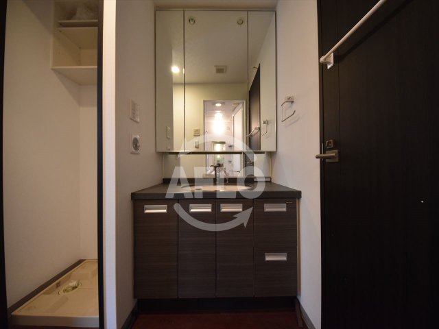 洗面設備　ビオール大阪大手前タワー　洗面所