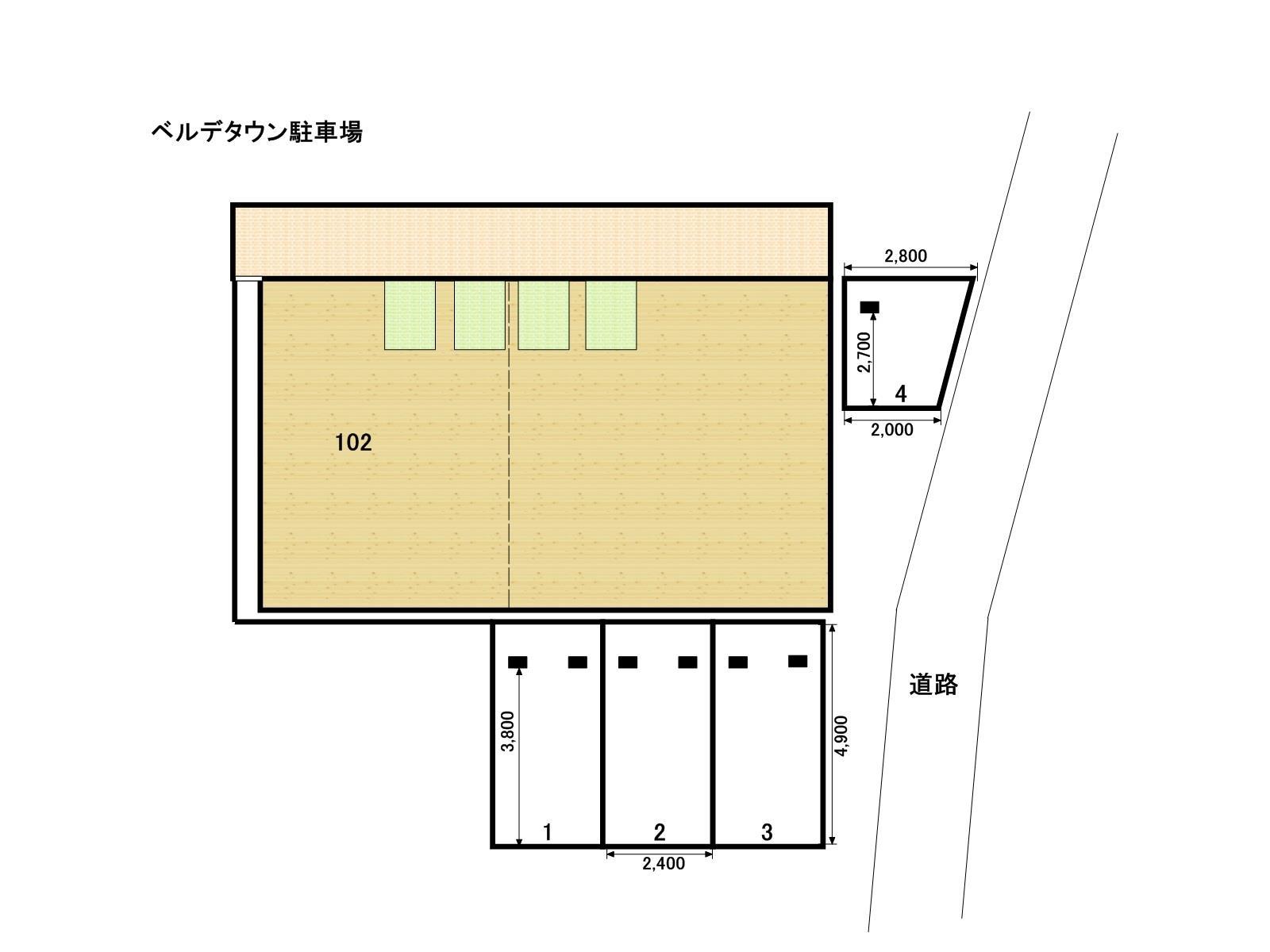 駐車場　駐車場配置図