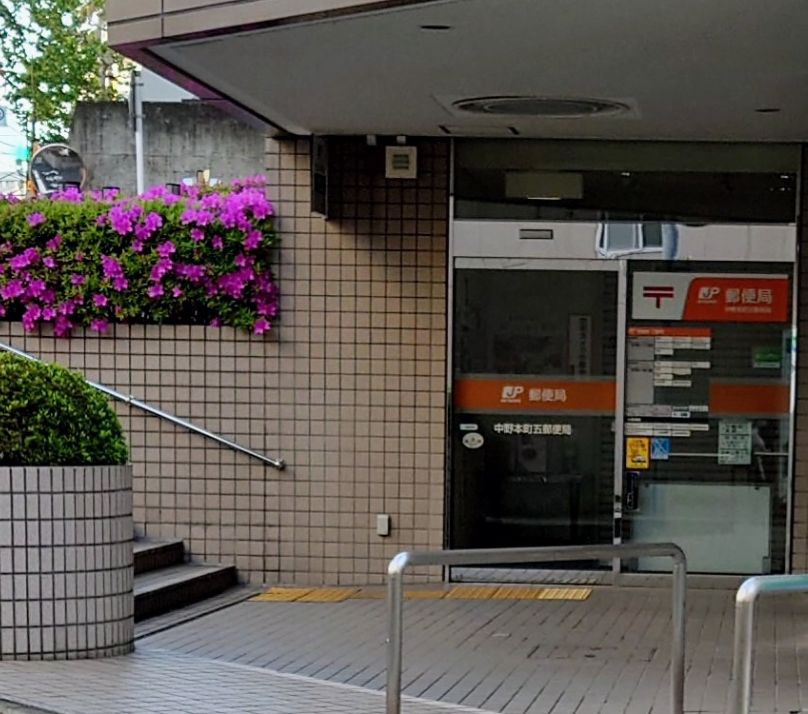 郵便局　中野本町五郵便局（郵便局）まで295m