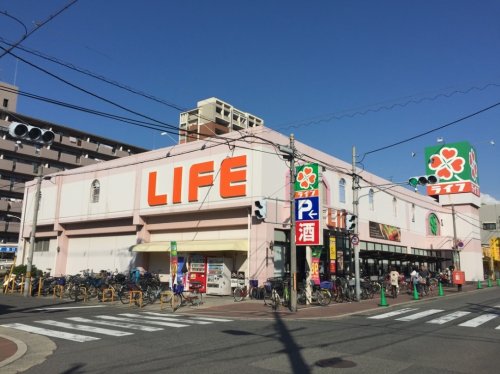 スーパー　ライフ南住吉店（スーパー）まで443m