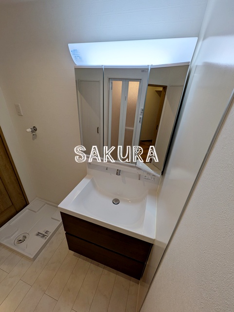 洗面設備　身支度に便利な洗面台♪