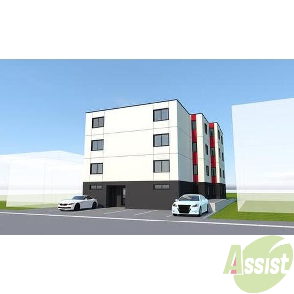 建物外観　外観予想パース　札幌市西区西町北「ｃｏｆｆｒｅｔ西町北」