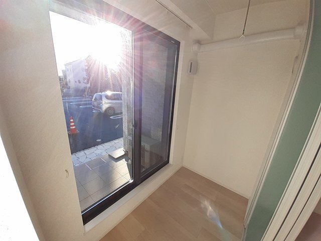 バルコニー　広々としたバルコニーです