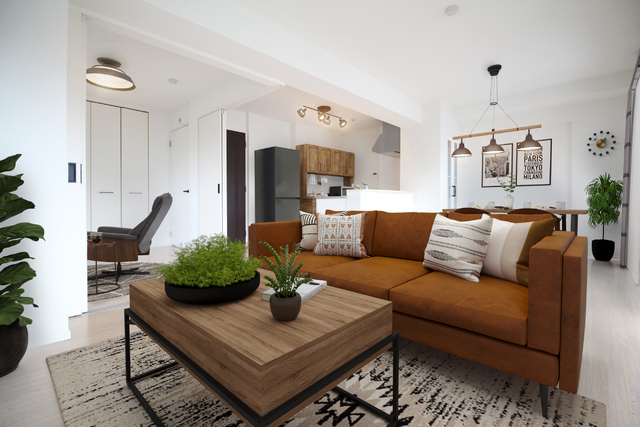 居室・リビング　※家具・家電はＣＧで合成しています