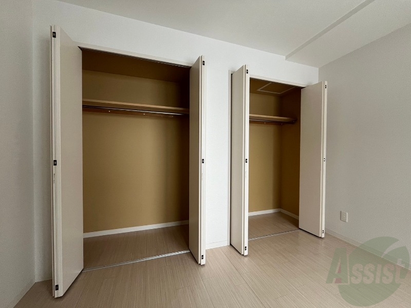 収納　収納もバッチリあるのでお部屋が片付きますよ！