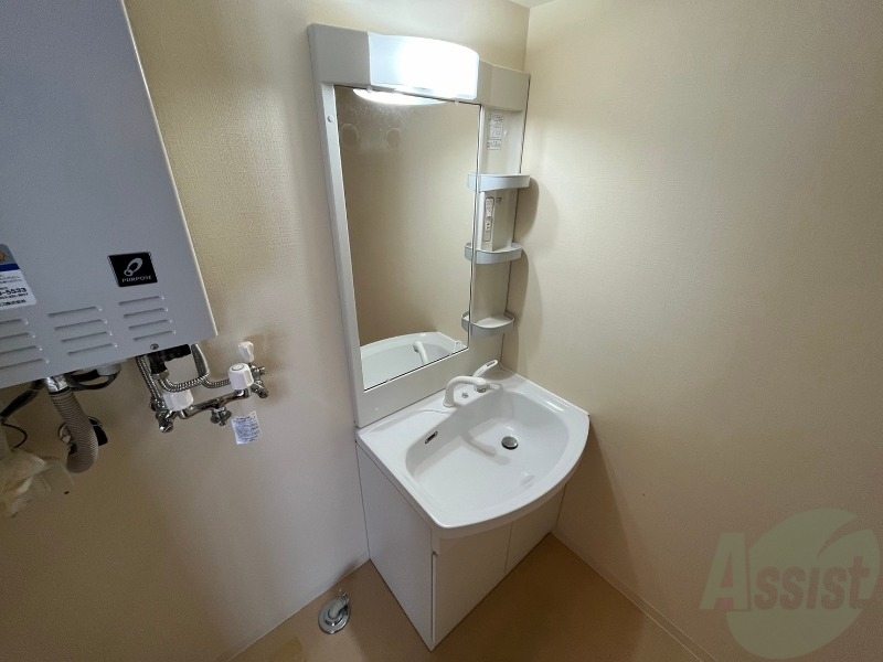 洗面設備　シャンプードレッサーで身支度もラクラクです！