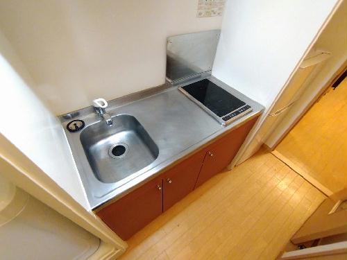 キッチン　シングルレバー設置　シンク広めです♪