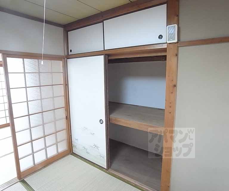 収納　和室の押し入れ。