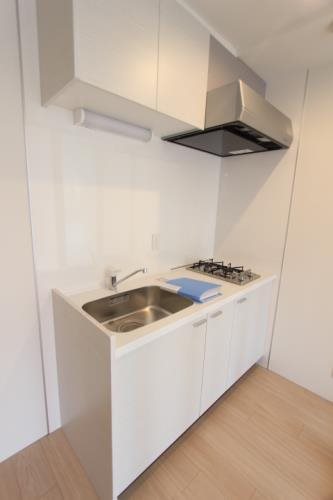 キッチン　ガス２口キッチン