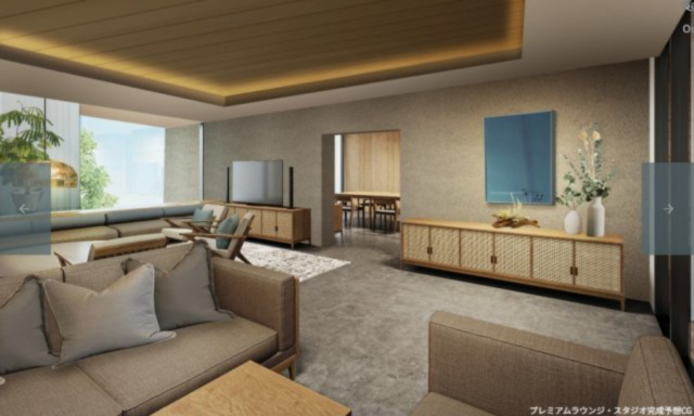 その他共有部分　プレミアムラウンジ完成予想
