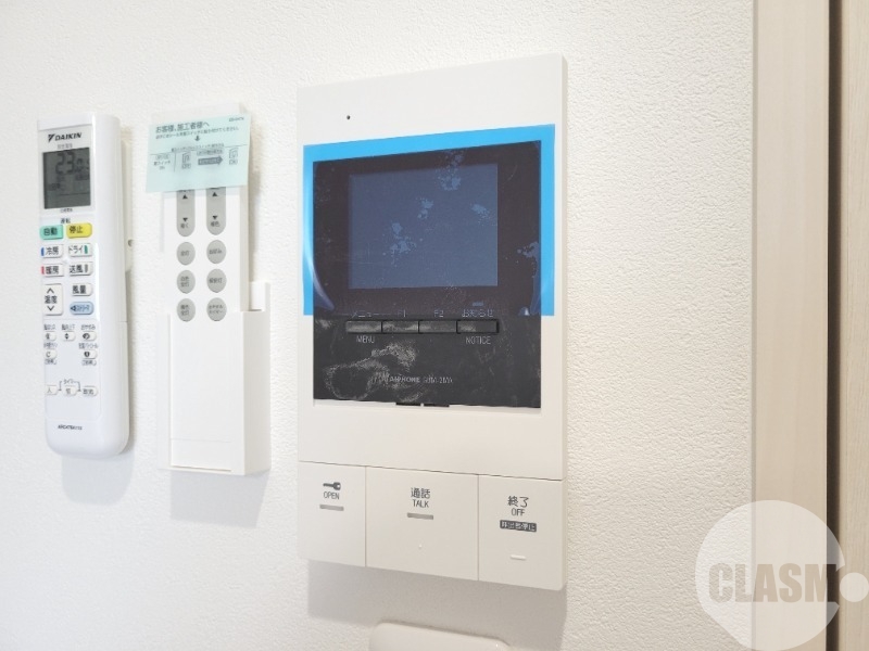 セキュリティ　来訪者が確認できるモニターホン♪