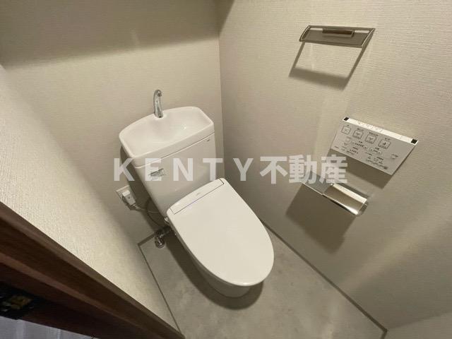 トイレ　ゆったりとした空間のトイレです