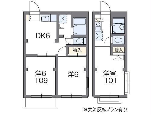 レオパレスANNEX新川崎の間取り写真