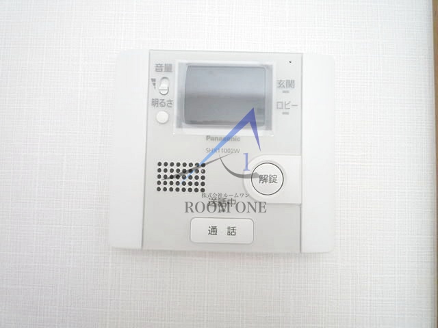 セキュリティ　モニター付きインターホンです。