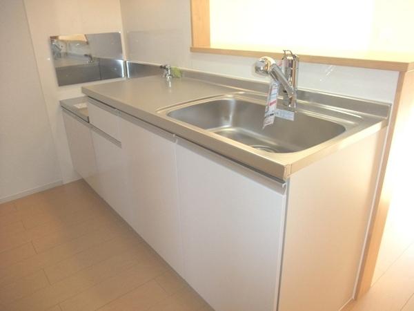 キッチン　２口ガスコンロ設置可！