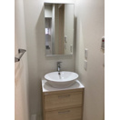 洗面設備　おしゃれな独立洗面台つきです！