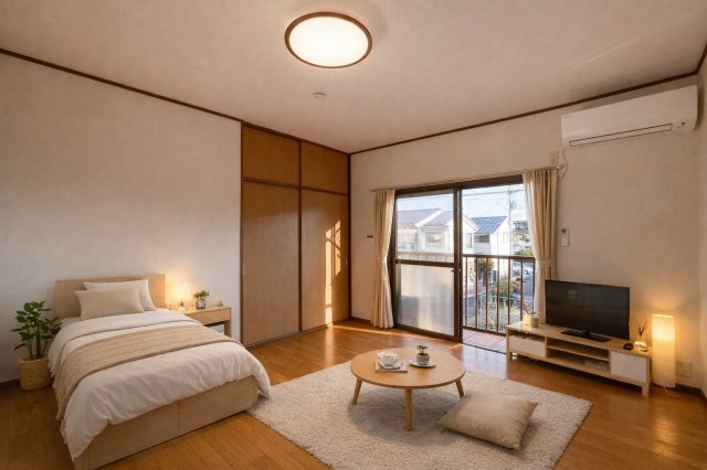 居室・リビング　家具配置イメージ画像です