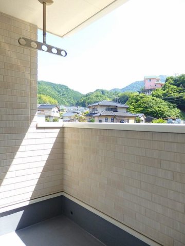 バルコニー　広々としたバルコニーです