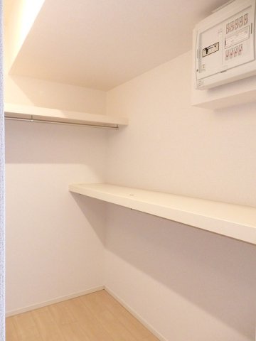 収納　収納のためのスペースです