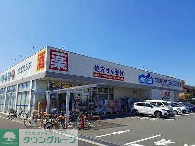 ドラックストア　ウエルシア千葉武石店（ドラッグストア）まで540m