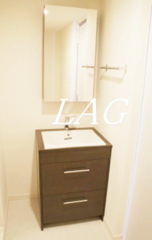 洗面設備　洗面台です。