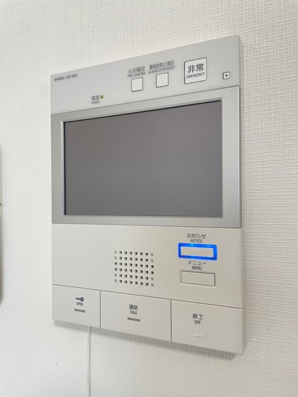 セキュリティ　※別部屋の写真です