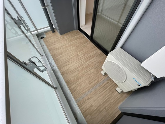 バルコニー　※別部屋の写真です