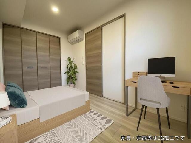 居室・リビング　３０５号室　洋室　※家具・家電等はＣＧです。
